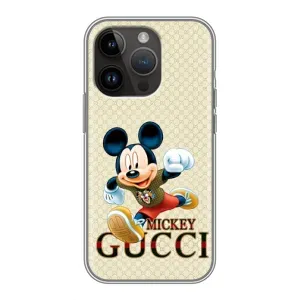 Чохол Disney Mouse iPhone 14 Pro (PREMIUMPrint) (Mikki Gucci)