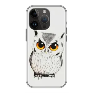 Чохол з пташками на iPhone 14 Pro (VPrint) (Мила Сова)