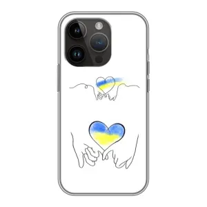 Чохол з принтом «Мир Україні» для iPhone 14 Pro