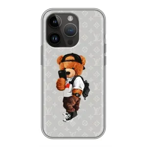 Бренднові Чохли для iPhone 14 Pro - (PREMIUMPrint) (Ведмедик Луі)