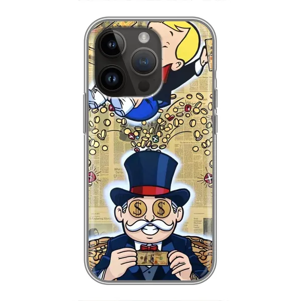 Чохол з принтом «Монополія Мен» для iPhone 14 Pro