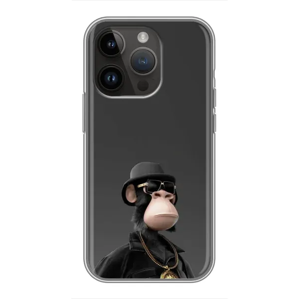 Чехол с принтом «Обезьяна NFT» для iPhone 14 Pro