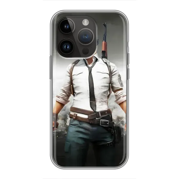 Чехол с принтом «Пабг мен» для iPhone 14 Pro