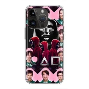 Чохол Гра в кальмара для iPhone 14 Pro (Учасники Гра кальмара)