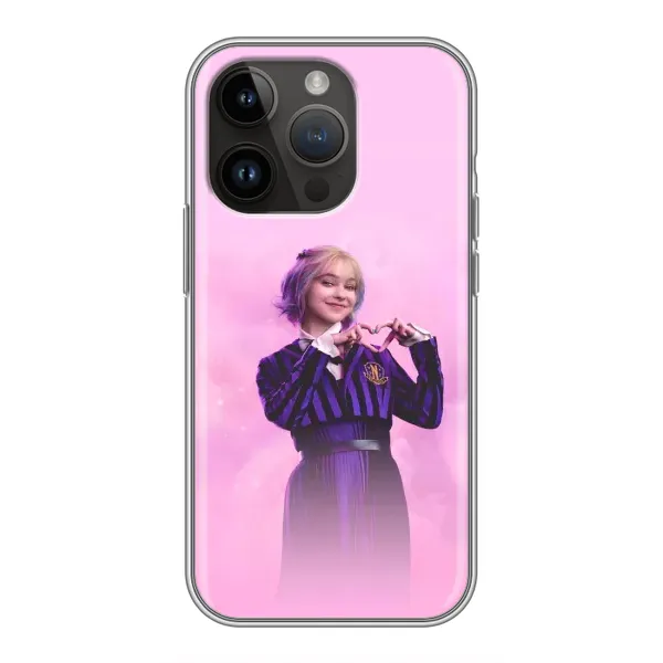 Чохол з принтом «Яскрава Енід Венздей» для iPhone 14 Pro Чохол з принтом «Яскрава Енід Венздей» для iPhone 14 Pro