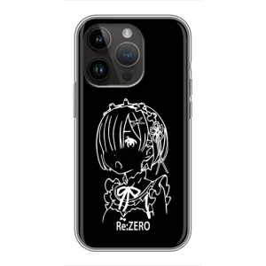 Чехлы Персонажи Аниме Наруто для iPhone 14 Pro (AlphaPrint) (Re: Zero)