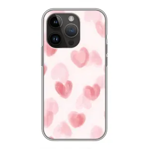 Чехол с розовым рисунком для iPhone 14 Pro