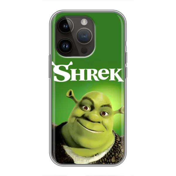 Чехол с принтом «Улыбающийся Шрек» для iPhone 14 Pro