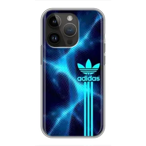 Чохол з принтом «Синій Адідас» для iPhone 14 Pro