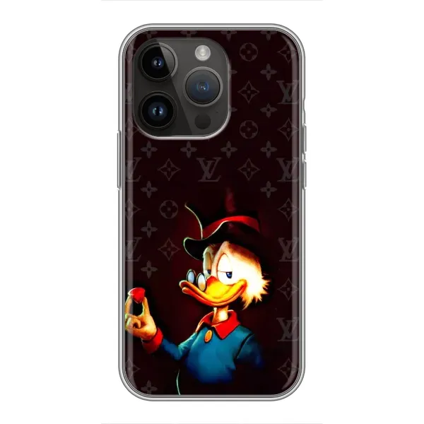 Чехол с принтом «Скрудж с бриллиантом» для iPhone 14 Pro