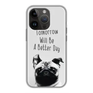 Чохли з собаками для iPhone 14 Pro (VPrint) (Смішний Мопс)