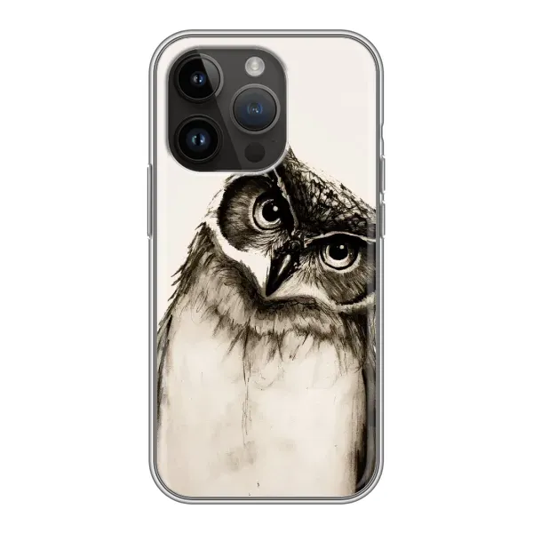 Чохол з принтом «Сова» для iPhone 14 Pro