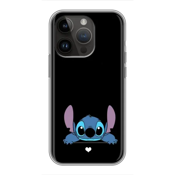Чохол з принтом «Стіч на чорному» для iPhone 14 Pro Чохол з принтом «Стіч на чорному» для iPhone 14 Pro