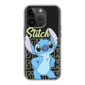 Чехол с принтом Стич на iPhone 14 Pro