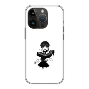 Чехлы Венсдей на iPhone 14 Pro Уэнсдей (AlphaPrint) (танец Уэнздей)