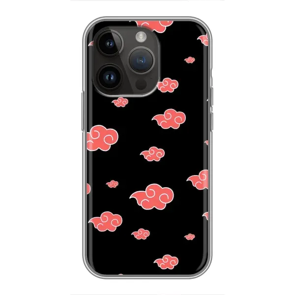 Чехол с принтом «Тучки Аниме» для iPhone 14 Pro
