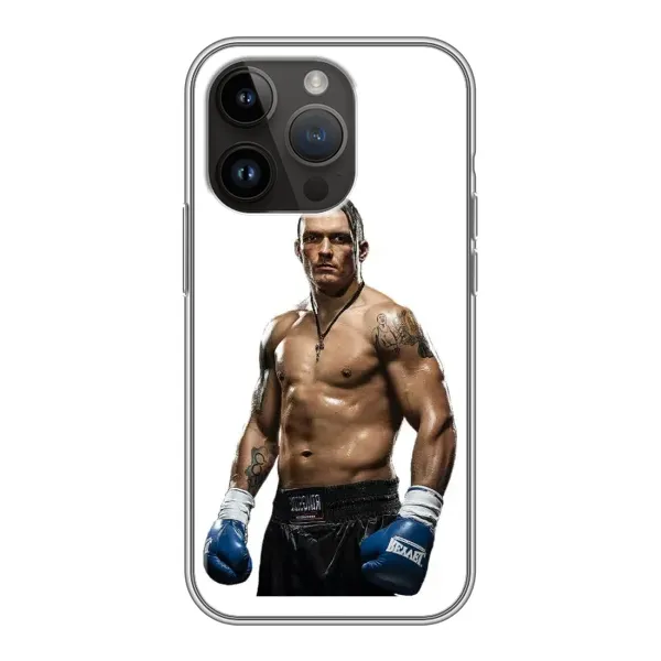 Чохол з принтом «Усик на білому» для iPhone 14 Pro