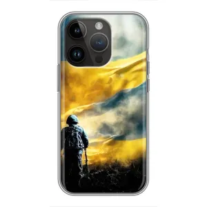 Чехол с принтом «Война» для iPhone 14 Pro