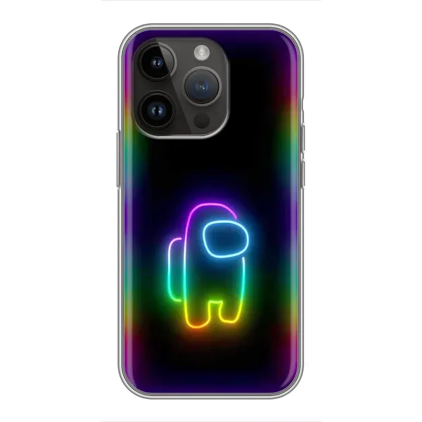 Чехол с принтом «Яркий скин» для iPhone 14 Pro