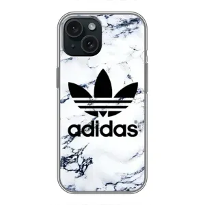 Чохли Адидас для iPhone 14 (AlphaPrint) (Адідас на мраморі)