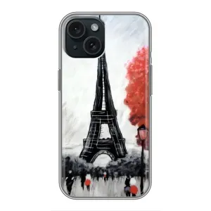 Чохол Ейфелева Вежа iPhone 14 - (AlphaPrint) (Вежа в Парижі)