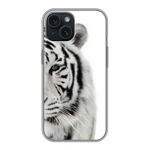 Чохли з картинкою животних iPhone 14 (Білий Тигр)