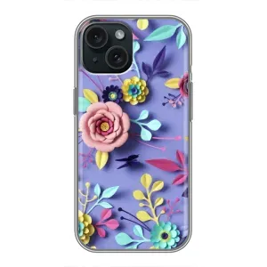 Чохли з квітами для iPhone 14 (VPrint) (Дизайн квітів)