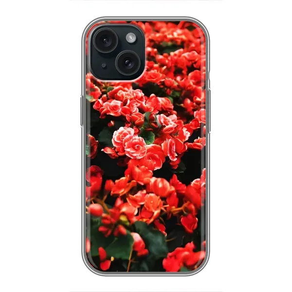Чехол с принтом «Цветы красные» для iPhone 14 Чехол с принтом «Цветы красные» для iPhone 14