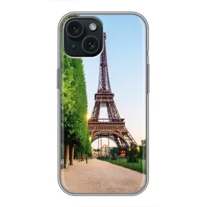 Чохол Ейфелева Вежа iPhone 14 - (AlphaPrint) (Дорога до Парижу)