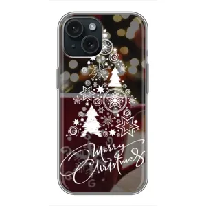Різдвяні Чохли для iPhone 14 (VPrint) (Ялинка яскрава)