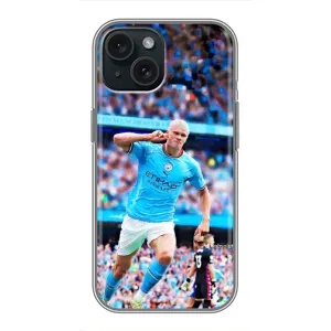 Чохли з футболістом Ерлінг Холанд для iPhone 14 (AlphaPrint) (фанати Холанда)
