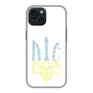 Чохли для iPhone 14 Укр. Символіка (AlphaPrint) (Герб з букв)