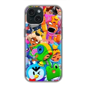 Чехол для iPhone 14 Бравл Старс (VPrint) (Герої Бравл Старс)