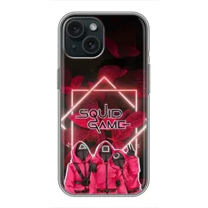 Чохол Гра в кальмара для iPhone 14 (Охоронці Гра кальмара)