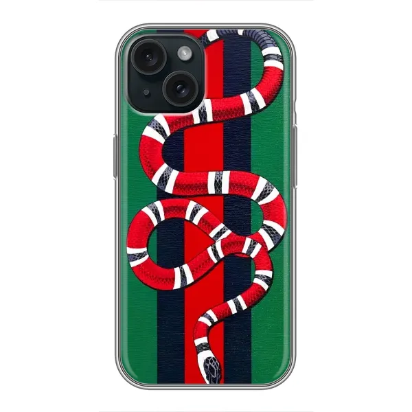 Чохол з принтом «Gucci змія» для iPhone 14