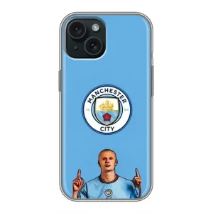 Чохли з футболістом Ерлінг Холанд для iPhone 14 (AlphaPrint) (Холанд Манчестер Сіті)