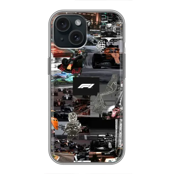 Чохол з принтом «Гоночний колаж Ф1» для iPhone 14 Чохол з принтом «Гоночний колаж Ф1» для iPhone 14