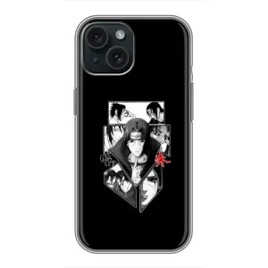 Чохли на тему: Ітачи Учіха для iPhone 14 (AlphaPrint) (колаж Ітачі)