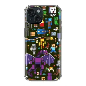 Чехол Майнкрафт на iPhone 14 (AlphaPrint) Minecraft