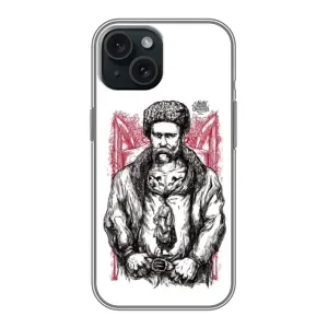 Чохли для iPhone 14 с принтом Тараса Шевченко (AlphaPrint) (Козак Шевченко)