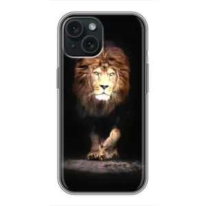 Чохол з картинкою ЛЕВ для iPhone 14 (VPrint) (Лев)