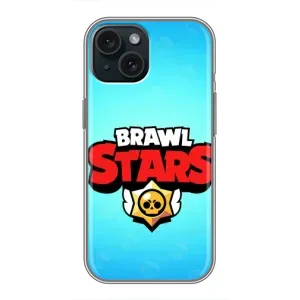 Чехлы Brawl Stars для iPhone 14 (AlphaPrint) (Лого Бравл Старс)