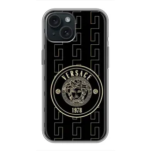 Чохли VERSACE для Епл 14 (PREMIUMPrint) (Лого Версаче)