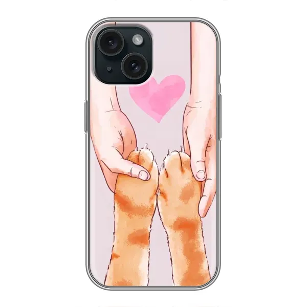 Чехол с принтом «Любовь к котикам» для iPhone 14
