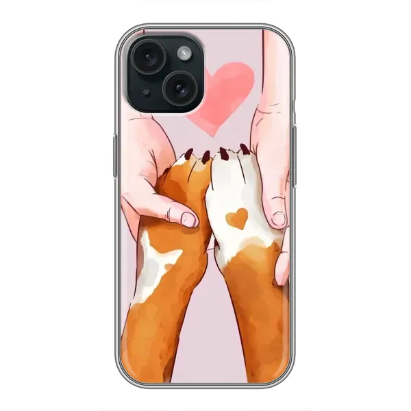 Чохол з принтом «Любовь до собак» для iPhone 14