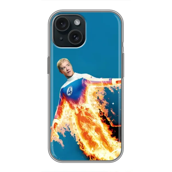 Чохол з принтом «Людина-факел у вогні» для iPhone 14 Чохол з принтом «Людина-факел у вогні» для iPhone 14