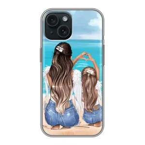 Чохол з друком для iPhone 14 - (Мама з дитинкою) (AlphaPrint)