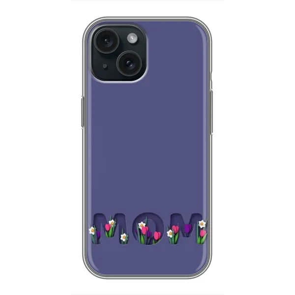 Чехол с принтом «Мама в цветах» для iPhone 14