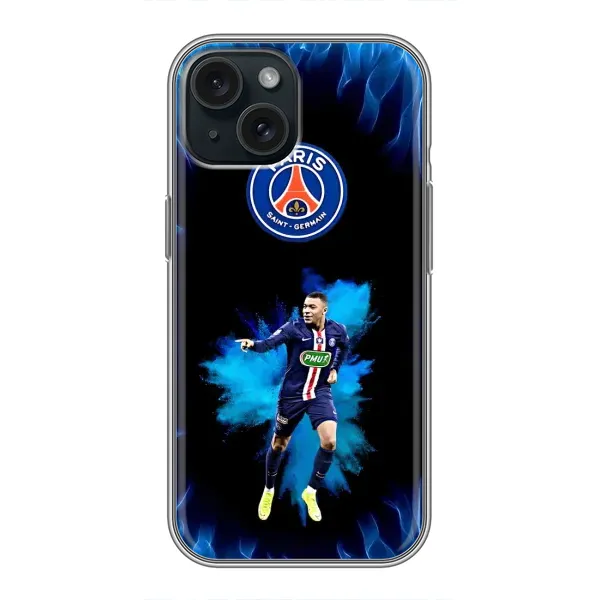 Чехол с принтом «Мбаппе в огне» для iPhone 14