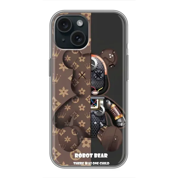 Чехол с принтом «Медведь Луи Витон» для iPhone 14